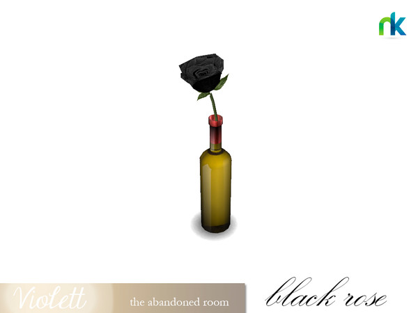 Sims 4 — Nikadema Violett Black Rose by nikadema — I wanted to add some special, romantic decoration to the set, so I
