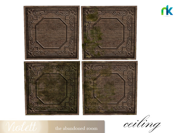 Sims 4 — Nikadema Violett Ceiling by nikadema — A ceiling with four different swatches for your rooms. 