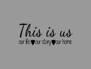 Sims 4 — This Is Us Wall Sticker DINE OUT REQUIRED by LouBia123 — Wall stickers with the words 'This Is Us' in various