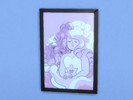 Sims 4 — Steven Universe Rose Quartz Portrait by bonesof03 — Recolor of a base game painting plus three new frame