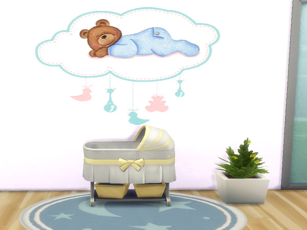Sims 4 — Nursery stickers by PastelStyle — Base game. Hope you like it.