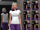 Sims 4 — Rings of Saturn shirt female by Nuki_Necromance — I made some Rings of Saturn shirts with a basegame shirt, i