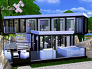 Sims 4 — Modern Small House by Simgata_ — Lot: 30x20 Value: 128 783 It has: 1 bedroom 2 bathrooms NO CC 