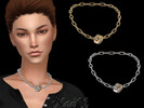 Sims 4 — NataliS_Hex nut chain necklace by Natalis — Hex nut chain necklace. FT-FA-FE 5 colors.