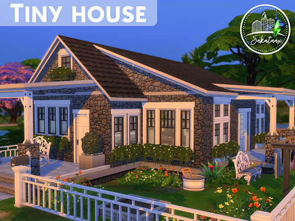 Sims 4 — Tiny house by Sakataax — Lot: 20x15 Place: Willow Creek Value: $36711 It has: -1 bedroom - kitchen connected