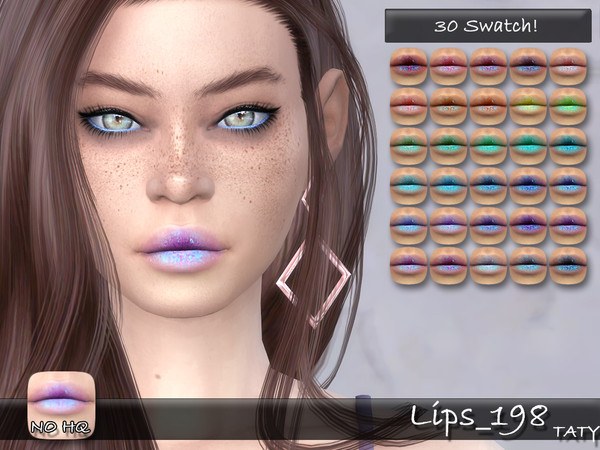Sims 4 — [Ts4]Taty_Lips_198  by tatygagg — - Female, Male - Human, Alien - Teen to Elder - Hq Compatible