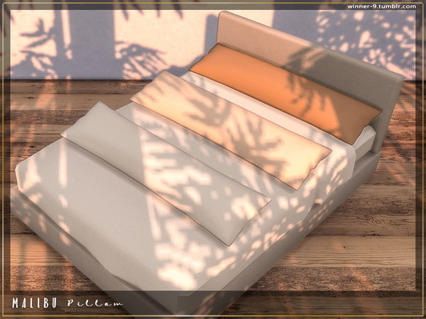 Sims 4 — Malibu Pillow by Winner9 — Pillow from my bedroom set Malibu, you can find it easy in your game by typing