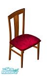 Sims 1 — Red Christmas Dinner Set. - Chair by capricce — Part of the Red Christmas Dinner Set. 