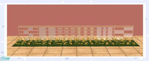 Sims 2 — Room Dividers And Fences - Set 17 by Creative Sim — This set contains part glass inserts. Is it a room divider?
