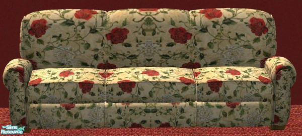Sims 2 — Creamy Rose Sofa by RhondaBlonda — 