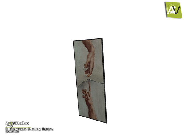 Sims 4 — Extinction Painting by ArtVitalex — - Extinction Painting - ArtVitalex@TSR, May 2020