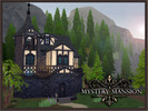 Sims 4 — Mystery Mansion (No CC) by ChordSims2 — It is an old castle located in glimmerbrook for your magician/ vampire