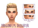 Sims 4 — [DragonflysDaughter]FacialMolesPack1 by DragonflysDaughter — This is a pack of facial moles for male and female