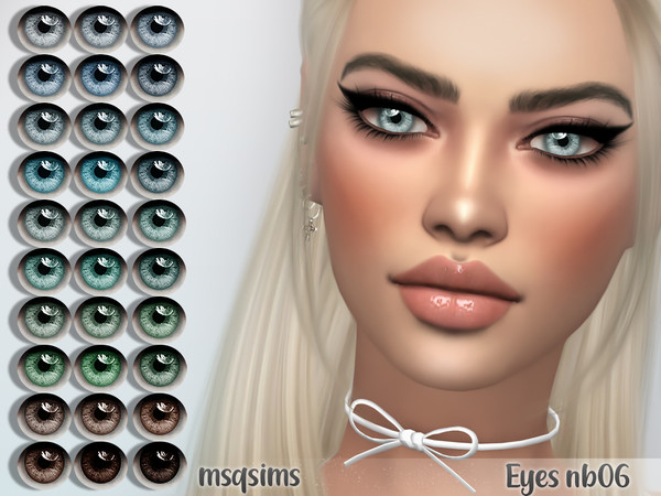 Sims 4 — Eyes NB06 by MSQSIMS — - All Genders - All Ages - 30 Colors - Facepaint Category - Custom Thumbnail - HQ Mod