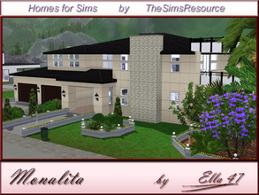 Sims 3 — Monalita by ella47 — Monalita is a Home for a Family with young adult Kids. On the main floor. Foyer, Toilet,