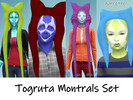 Sims 4 — Togruta Montrals and Overlay by garrettel — A set of montrals for Togruta, an alien species from Star Wars,