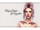 Sims 4 — BexoSims_Winged tattoo by BexoSims — This is my female tattoo for Sims 4 Thank you, if you use it, do not forget
