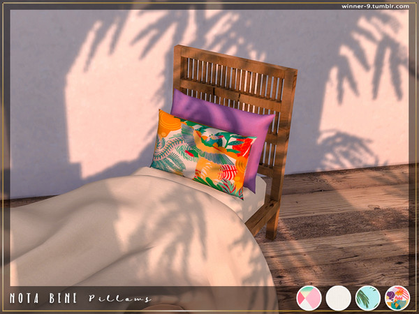 Sims 4 — Nota bene Pillows by Winner9 — Pillows from my bedroom set Nota bene, you can find it easy in your game by