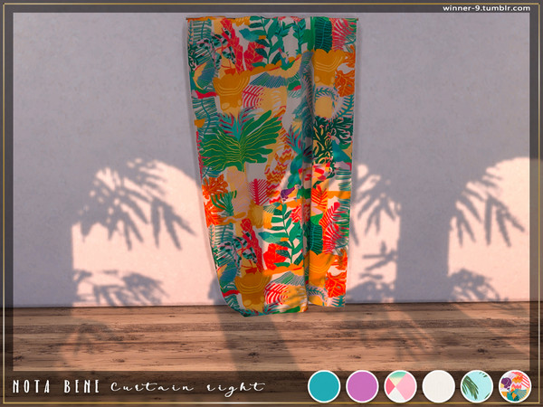 Sims 4 — Nota bene Curtain right by Winner9 — Curtain right from my bedroom set Nota bene, you can find it easy in your