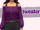 Sims 4 — Sweater - Discover University needed by Fyzarix — -University Expansion Pack needed -Costum thumbnail -10