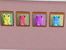 Sims 4 — plush frog painting by deadcubez — base game painting recolor with a plush frog on it