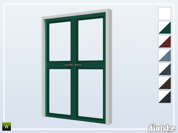 Sims 4 — Alma Door Glass 2x1 by Mutske — This door is part of the Alma Constructionset. Made by Mutske@TSR. 