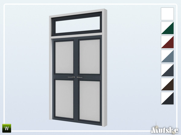 Sims 4 — Alma Door Privat Top 2x1 by Mutske — This door is part of the Alma Constructionset. Made by Mutske@TSR. 