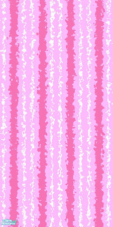 Sims 2 — TL - FFS Ariel Pink Bathroom Wallpaper by TabbyLou — Waterproof Wallpaper Designed to match the Recolor of
