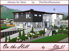 Sims 3 — On the Hill by ella47 — On the Hill is a beautiful home for your Sims In the Basement is a indoor Swimmingpool,