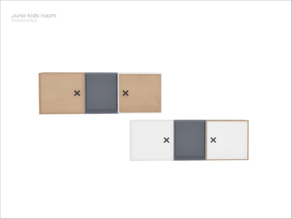 Sims 4 — [Juno kidsroom] - cupboard low by Severinka_ — Cupboard low From the set 'Juno kidsroom' Build / Buy category: