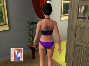 Sims 3 — Tattoo Rose by watersim44 — Tattoo for your Sims. Rose-Tattoo I tast in the game.