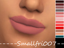 Sims 4 — Simple Matte Lipstick by Smallfri007 — This is an alpha, matte lipstick that has 13 swatches. You don't need any