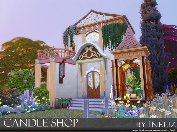 Sims 4 — Candle Shop by Ineliz — Another hobby, another form of art! Your sims can make candles and sell them at this