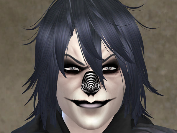 Sims 4 — Laughing Jack Makeup by RaaraKitsune — This is a base game makeup made in the Sims 4 Studio. This was made for a