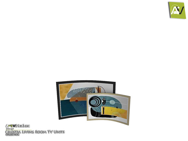 Sims 4 — Celestia Curved Painting Frames by ArtVitalex — - Celestia Curved Painting Frames - ArtVitalex@TSR, Jun 2020