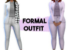 Sims 4 — {Fyzarix} Formal outfit - Discover University needed by Fyzarix — - EA mesh - Discover University needed -Costum