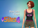 Sims 4 — Dua Lipa tops by yihology by yihology — Check out more stuff @Youtube: yihology