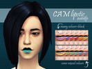 Sims 4 — CAM lipstick by PatoTFP — Lipstick inspired by the MAC one.