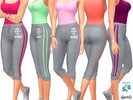 Sims 4 — Sweatpants_202006_20 by Dgandy — Base game item Bottoms: Everyday Athletic Sleepwear 5 colors