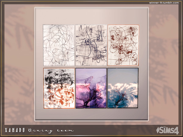 Sims 4 — Xanadu Painting by Winner9 — Painting from my dining room Xanadu, you can find it easy in your game by typing