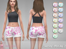 Sims 4 — Shorts Monika 1 by Jaru_Sims — Base game mesh recolor Shorts category 13 swatches Teen to elder Custom thumbnail
