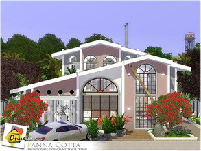 Sims 3 — Panna Cotta by Onyxium — On the first floor: Living Room | Dining Room | Kitchen | Bathroom | Adult Bedroom |