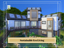 Sims 4 — Sustainable Eco Living by auvastern — Sustainable home for eco-friendly environment. Location Built : Pier