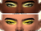 Sims 4 — Lemonade Palette Eyeshadow by temperescence-cc — 15 swatches; BASE GAME COMPATIBLE; Enabled for all genders;