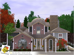 Sims 3 — Gilson Silver by Onyxium — On the first floor: Living Room | Dining Room | Kitchen | Bathroom | Young Bedroom |