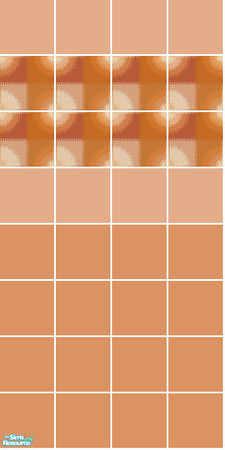 Sims 2 — Faze Tile & Lino Set - Red Wall by s00z — 