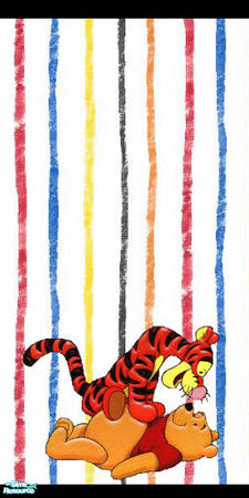 Sims 2 — kids stripes tigger+pooh by skinflin — 2nd set