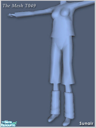 Sims 2 — Sunair Fashion T049 by Sunair — The MESH file of Sunair Fashion T049.