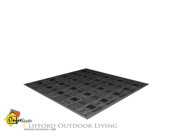 Sims 4 — Clifford Rug by Onyxium — Onyxium@TSR Design Workshop Outdoor &amp;amp; Garden Collection | Belong To The