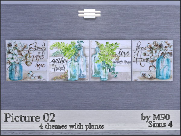 Sims 4 — M90 Picture 02 by Mircia90 — 4 picture with plants.